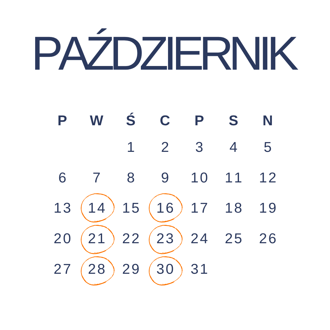 Październik